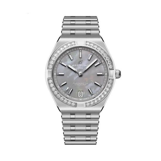 Breitling Replica Watch Chronomat Automatic 36, Stainless Steel and Diamonds, A10320591G1A1