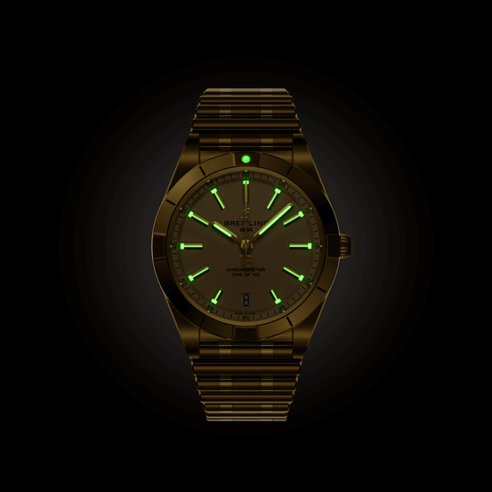 Breitling Replica Watch Chronomat Automatic 36 Victoria Beckham, 18k Yellow Gold, K103801A1A1K1
