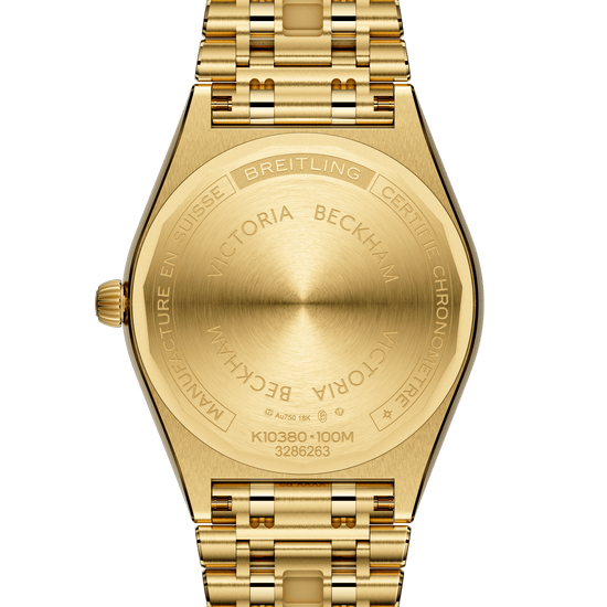 Breitling Replica Watch Chronomat Automatic 36 Victoria Beckham, 18k Yellow Gold, K103801A1C1K1