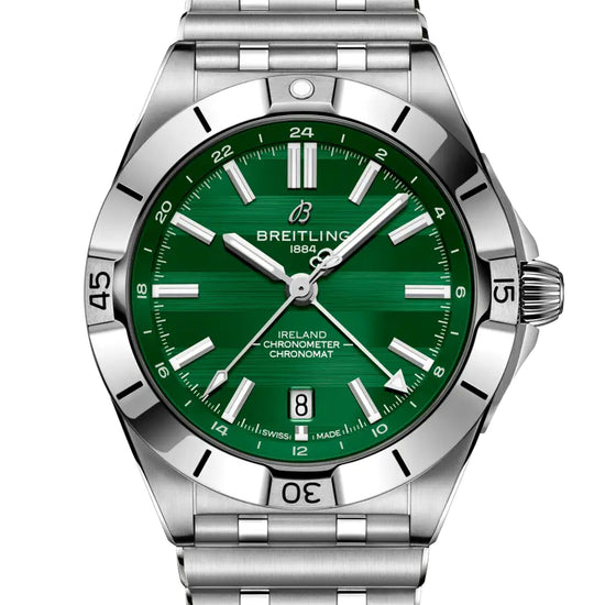 Breitling Replica Watch Chronomat Automatic GMT 40 Six Nations Ireland, A323987B1L1A1