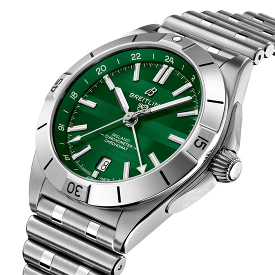 Breitling Replica Watch Chronomat Automatic GMT 40 Six Nations Ireland, A323987B1L1A1