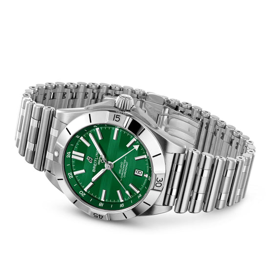Breitling Replica Watch Chronomat Automatic GMT 40 Six Nations Ireland, A323987B1L1A1