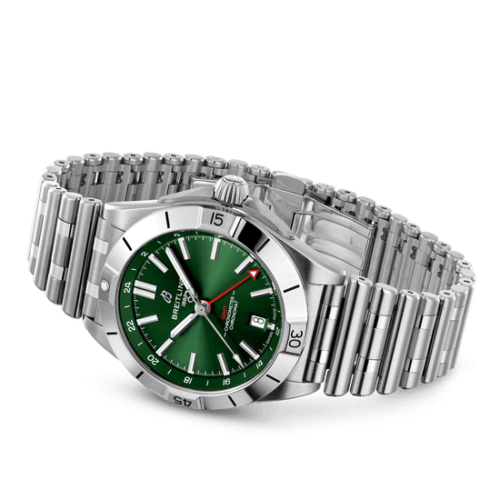 Breitling Replica Watch Chronomat Automatic GMT 40, Stainless Steel, A32398101L1A1