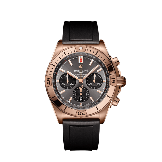 Breitling Replica Watch Chronomat B01 42, 18k Red Gold, RB0134101B1S1