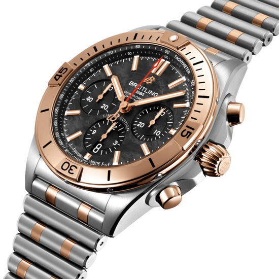 Breitling Replica Watch Chronomat B01 42 Stainless Steel  & 18k Red Gold UB01341A1B1U1