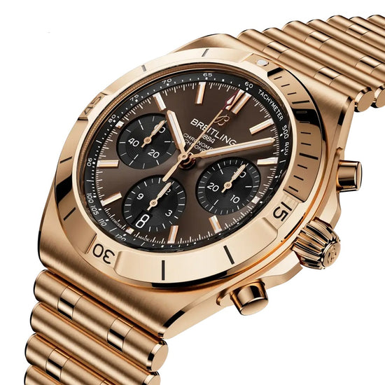 Breitling Replica Watch Chronomat B01 Chronograph 42, 18k Red Gold, RB0158101Q1R1