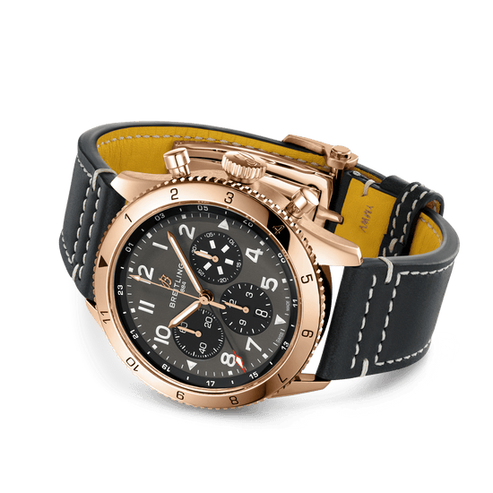 Breitling Replica Watch Classic AVI B04 Chronograph 46 P-51 Mustang, 18k Red Gold, RB04451A1B1X1