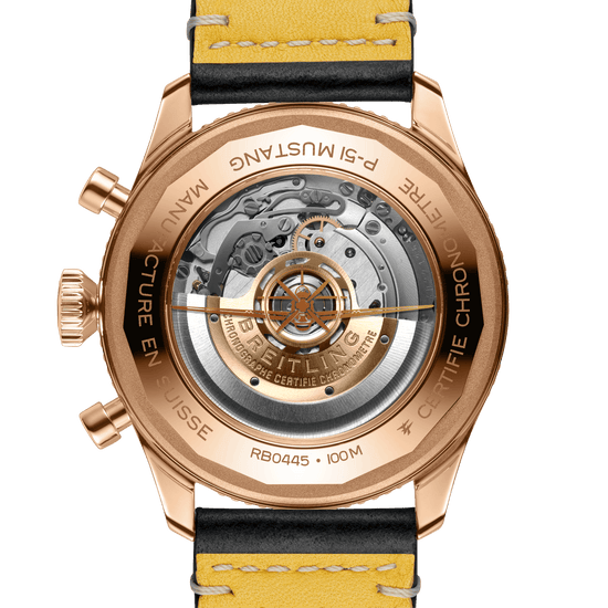 Breitling Replica Watch Classic AVI B04 Chronograph 46 P-51 Mustang, 18k Red Gold, RB04451A1B1X1
