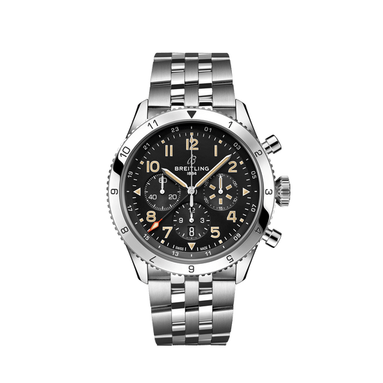 Breitling Replica Watch Classic AVI B04 Chronograph 46 P-51 Mustang, Stainless Steel, AB04453A1B1A1