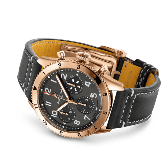 Breitling Replica Watch Classic AVI Chronograph 42 P-51 Mustang, 18k Red Gold, R233801A1B1X1