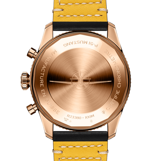 Breitling Replica Watch Classic AVI Chronograph 42 P-51 Mustang, 18k Red Gold, R233801A1B1X1