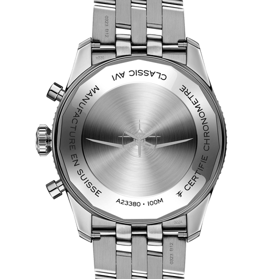 Breitling Replica Watch Classic AVI Chronograph 42 Tribute to Vought F4U Corsair, Stainless Steel, A233801A1C1A1