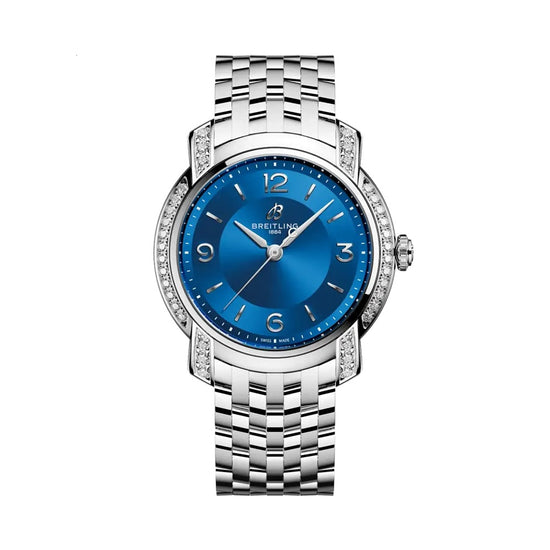 Breitling Replica Watch Lady Premier 32, Stainless Steel and Diamonds, A77330671C1A1