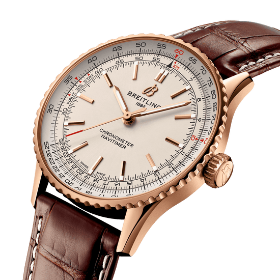 Breitling Replica Watch Navitimer Automatic 41, Small-scale traceable 18k Red Gold, R17329F41G1P1