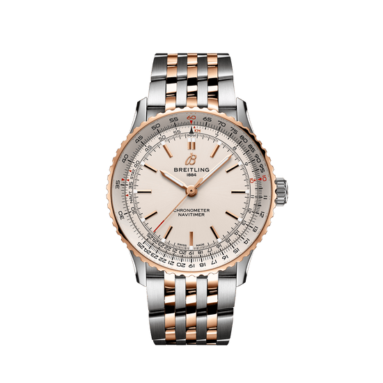 Breitling Replica Watch Navitimer Automatic 41, Stainless Steel and 18k Red Gold, U17329F41G1U1