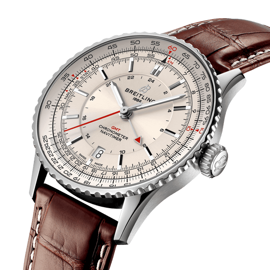 Breitling Replica Watch Navitimer Automatic GMT 41, Stainless Steel, A32310211G1P1