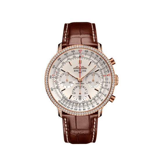 Breitling Replica Watch Navitimer B01 Chronograph 41, 18k Red Gold, RB0139631G1P1
