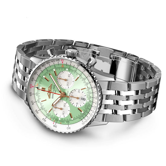Breitling Replica Watch Navitimer B01 Chronograph 41, Stainless Steel, AB0139211L1A1