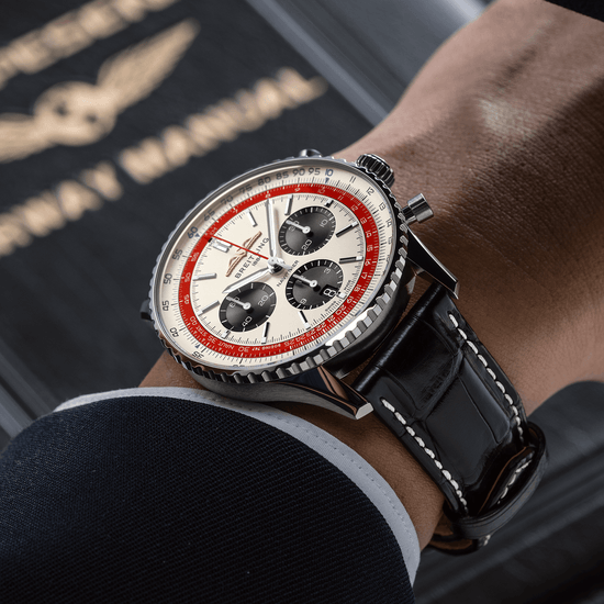 Breitling Replica Watch Navitimer B01 Chronograph 43 Boeing 747, Stainless steel, AB01383B1G1P1