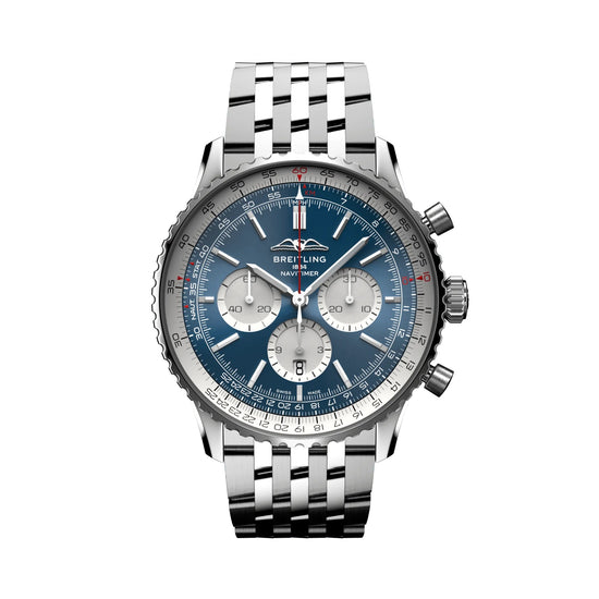 Breitling Replica Watch Navitimer B01 Chronograph 46, Stainless Steel, AB0137211C1A1