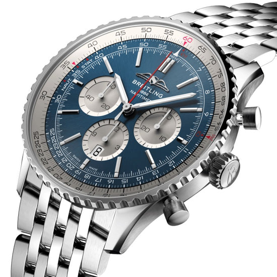 Breitling Replica Watch Navitimer B01 Chronograph 46, Stainless Steel, AB0137211C1A1