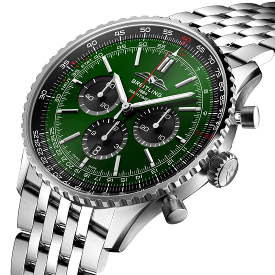 Breitling Replica Watch Navitimer B01 CHRONOGRAPH 46,  Stainless steel, AB0137241L1A1