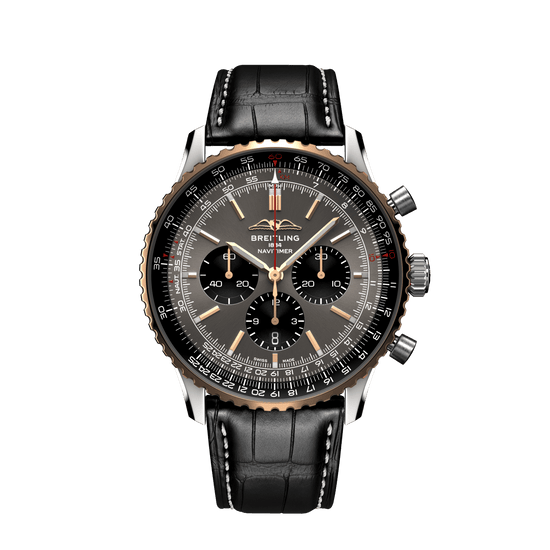 Breitling Replica Watch Navitimer B01 Chronograph 46, Stainless steel and 18k Red Gold, UB01371A1B1P1