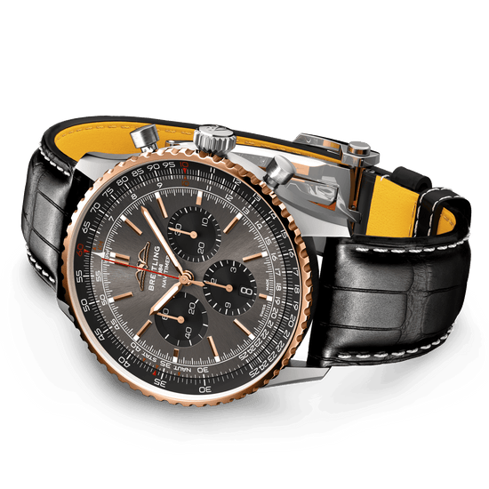 Breitling Replica Watch Navitimer B01 Chronograph 46, Stainless steel and 18k Red Gold, UB01371A1B1P1