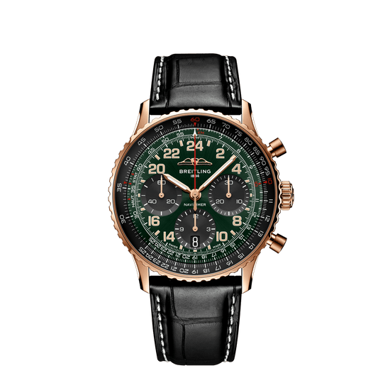 Breitling Replica Watch Navitimer B12 Chronograph 41 Cosmonaute, 18k Red Gold, RB12302A1L1P1