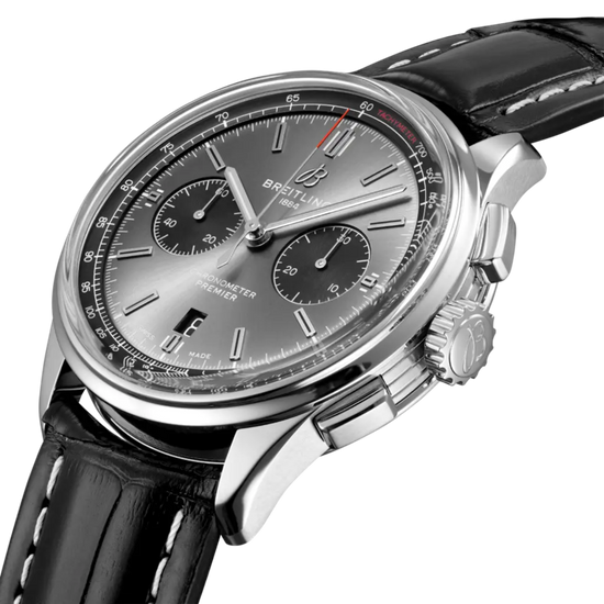 Breitling Replica Watch Premier B01 Chronograph 42, Stainless steel, AB0118221B1P1