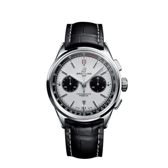 Breitling Replica Watch Premier B01 Chronograph 42 Stainless Steel AB0118221G1P1