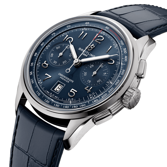 Breitling Replica Watch Premier B01 Chronograph 42, Stainless steel, AB0145171C1P2