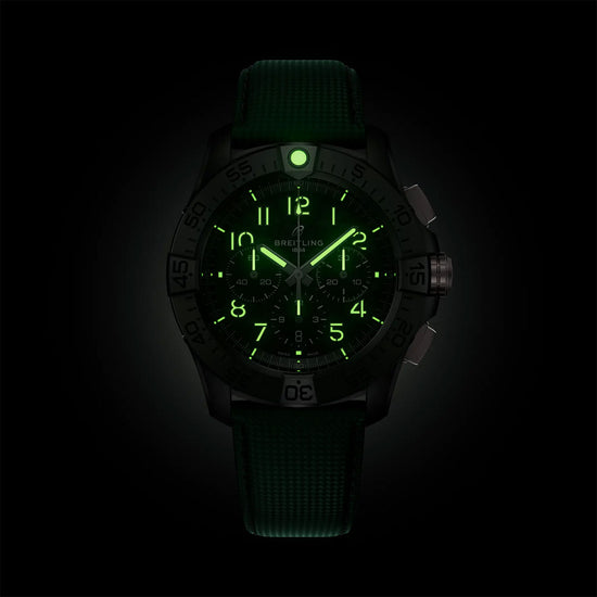 Breitling Replica Watch Super Avenger B01 Chronograph 46 Night Mission, SB0148101B1X1