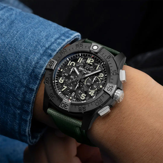 Breitling Replica Watch Super Avenger B01 Chronograph 46 Night Mission, SB0148101B1X1