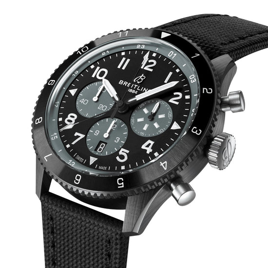 Breitling Replica Watch Super Avi B04 Chronograph Gmt 46 Mosquito Night Fighter SB04451A1B1X1