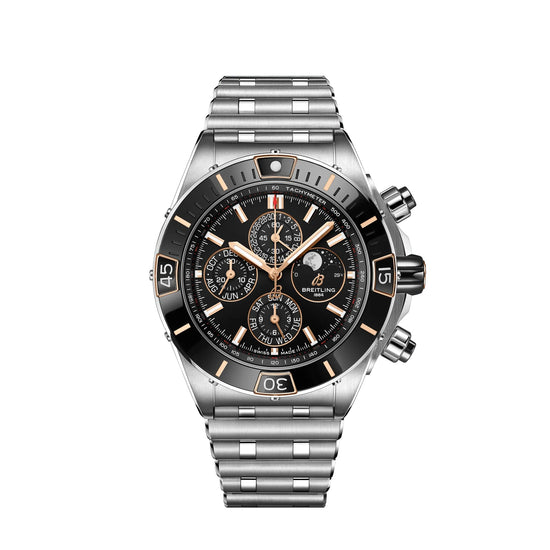 Breitling Replica Watch Super Chronomat 44 Stainless Steel  &amp; 18k Red Gold I19320251B1A1