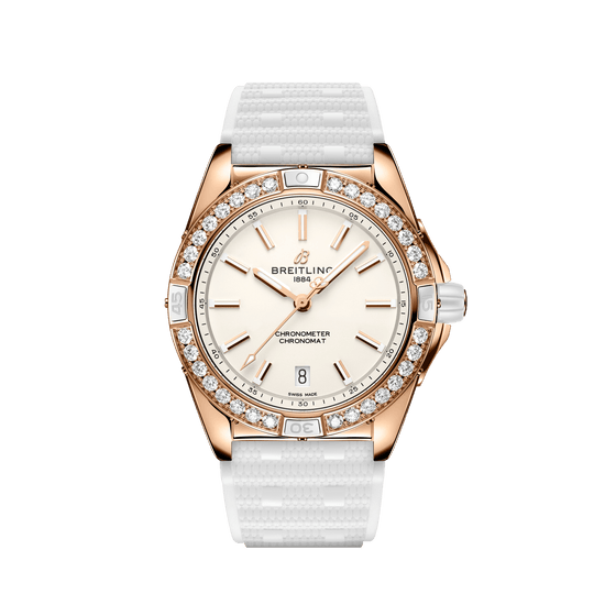 Breitling Replica Watch Super Chronomat Automatic 38 Origins, Small scale traceable 18k Red Gold, 32 lab-grown diamonds, R17356531G1S1