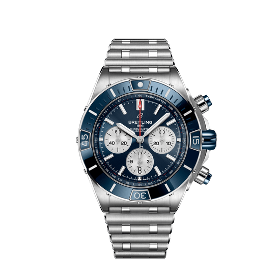Breitling Replica Watch Super Chronomat B01 44, Stainless Steel, AB0136161C1A1