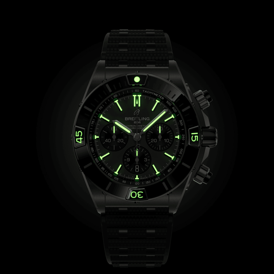 Breitling Replica Watch Super Chronomat B01 44, Titanium and Ceramic, EB0136251M1S1