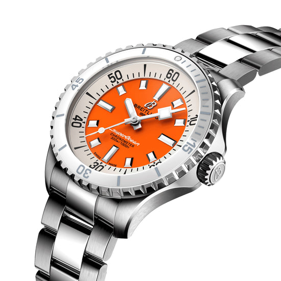Breitling Replica Watch Superocean Automatic 36,  Stainless steel, A17377211O1A1, box and papres