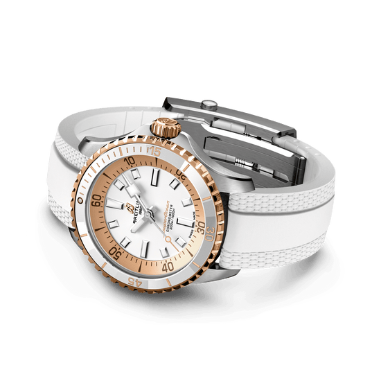 Breitling Replica Watch Superocean Automatic 36, Stainless steel and 18k Red Gold, U173771A1A1S1