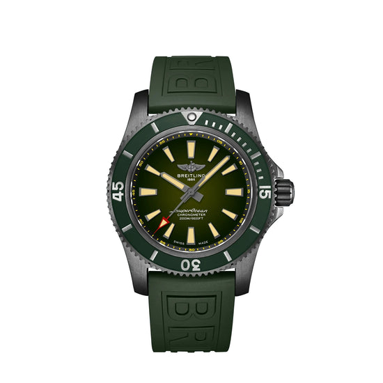 Breitling Replica Watch Superocean Automatic 46 Black Steel DLC-Coated Stainless Steel M173681A1L1S1