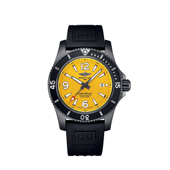 Breitling Replica Watch Superocean Automatic 46 Black Steel DLC-Coated Stainless Steel M17368D71I1S1
