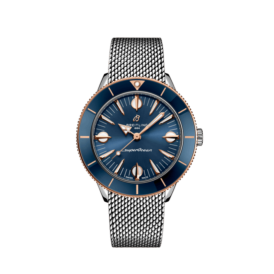 Breitling Replica Watch Superocean Heritage  57 Highlands, 38mm, Stainless steel and 18k Red Gold, U10340161C1A1