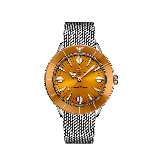 Breitling Replica Watch Superocean Heritage  57 Highlands, 38mm, Stainless steel and 18k Red Gold, U10340281I1A1
