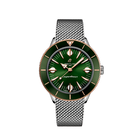 Breitling Replica Watch Superocean Heritage  57 Highlands, 38mm, Stainless steel and 18k Red Gold, U10340361L1A1