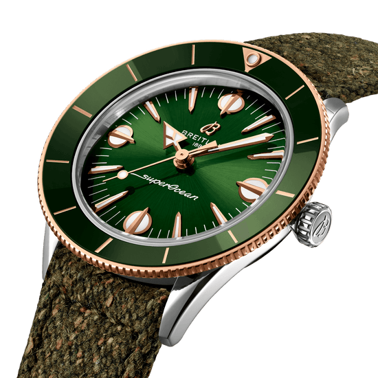 Breitling Replica Watch Superocean Heritage  57 Highlands, 38mm, Stainless steel and 18k Red Gold, U10340361L1A1