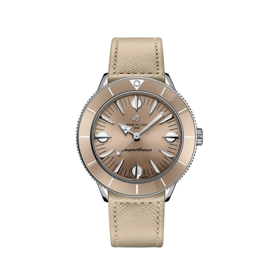 Breitling Replica Watch Superocean Heritage ’57 Pastel Paradise Stainless Steel 38 mm A10340A41A1X1