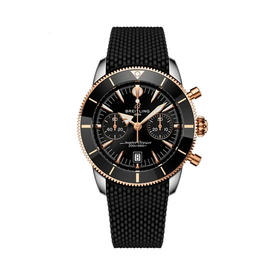 Breitling Replica Watch Superocean Heritage B01 Chronograph 42, Stainless Steel, 18k Red Gold and Ceramic, 42mm, UB0156H11B1S1
