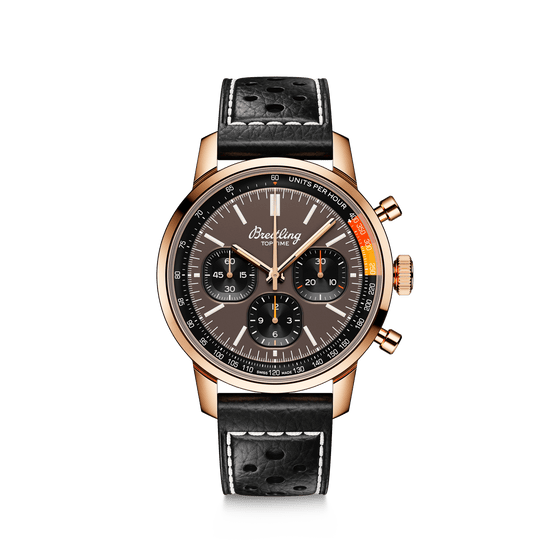 Breitling Replica Watch Top Time B01, 18k Red Gold, 41mm, RB01761A1Q1X1